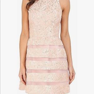 Aidan Aidan Mattox Peach Dress